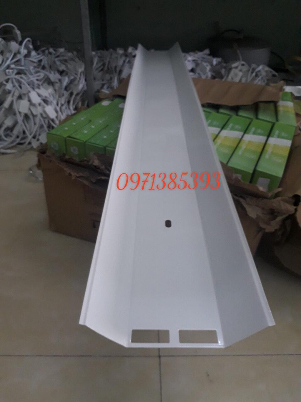 COMBO 05 máng đèn led đôi 1.2m 2bóng - máng đôi Sơn tĩnh điện