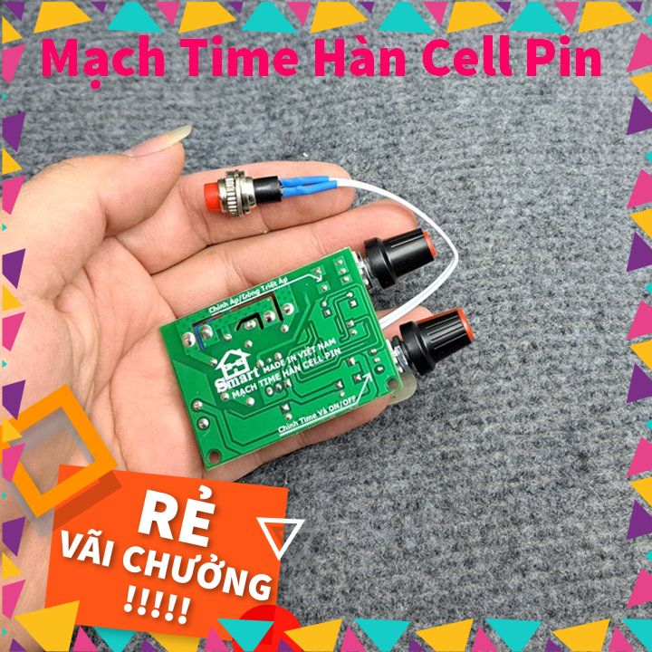 Mạch time hàn điều chỉnh dòng và áp máy hàn cell 41A