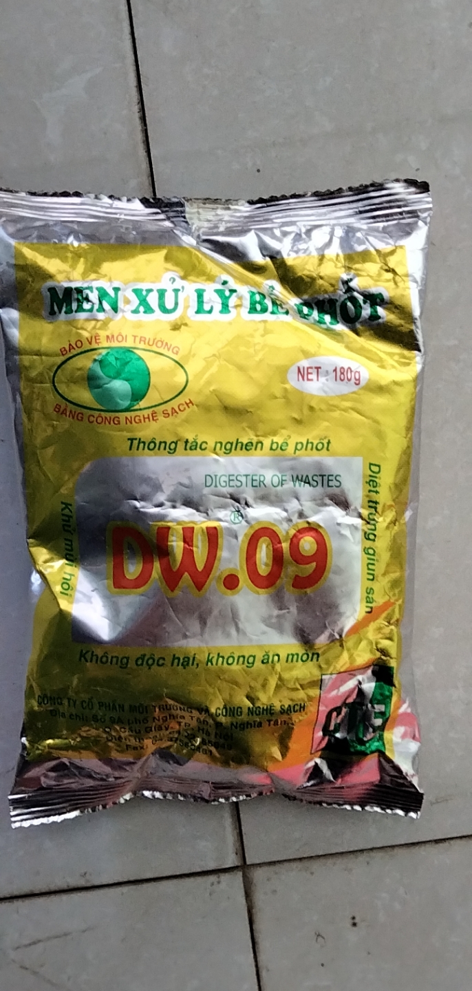 MEN XỬ LÝ BỂ PHỐT DW.09 180gam