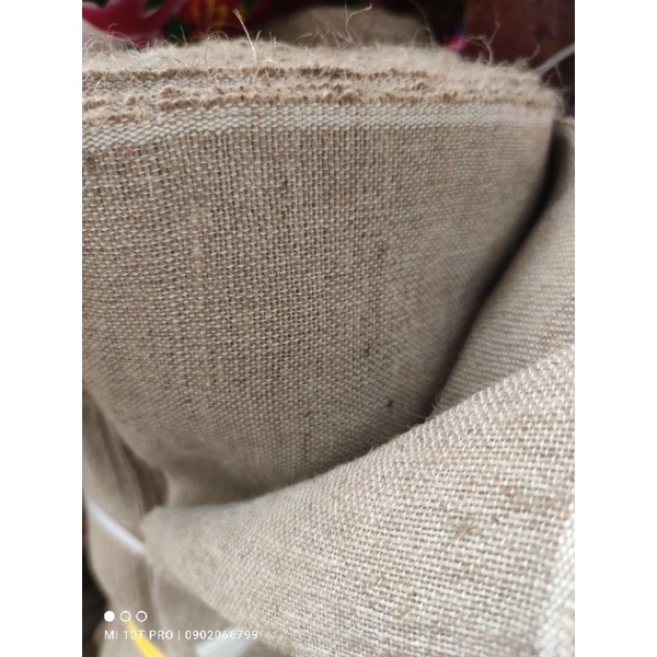 Vải bố canvas đay decor vintage (khổ 80 cm - >cuộn 50m liền)