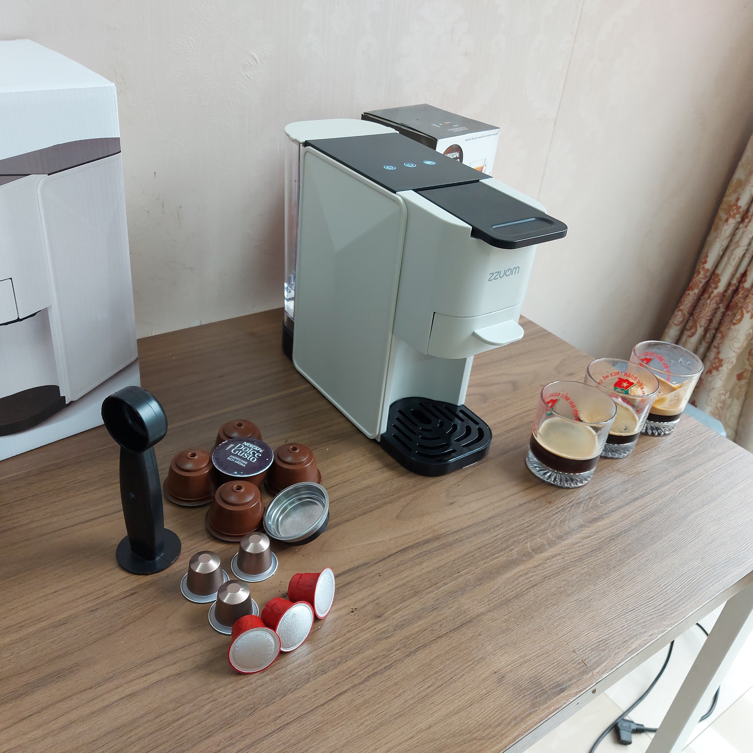 Máy Pha Cafe Viên Nén, Máy Pha Cà Phê Đa Năng ZZUOM CM6891