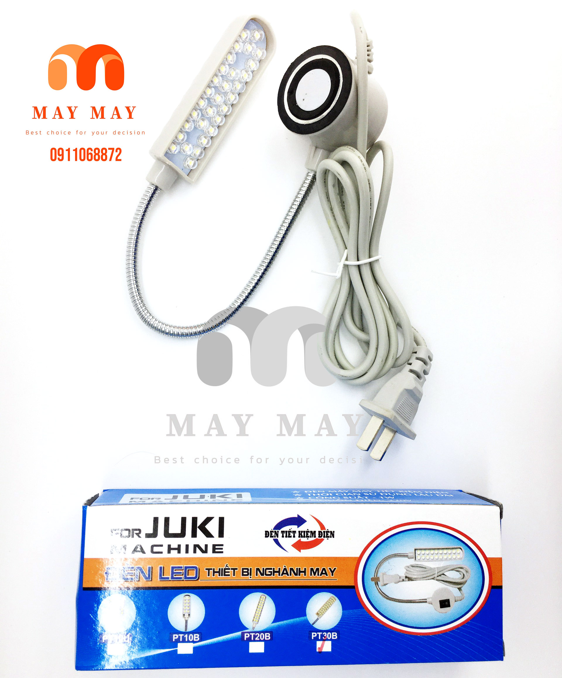 Đèn led máy may yuki, 10.000 giờ, gồm 10 bóng, 20 bóng, 30 bóng