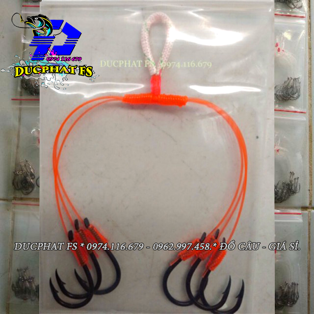 Chùm nho cước câu cá tra, chùm nho 4 , 6, 8 lưỡi. lưỡi sét !!!