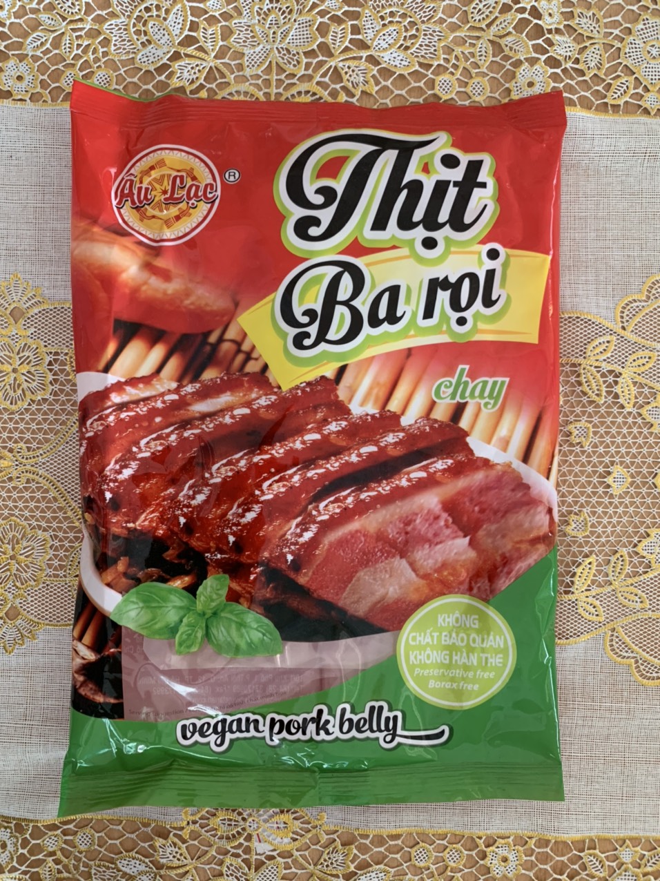 THỊT BA RỌI CHAY ÂU LẠC