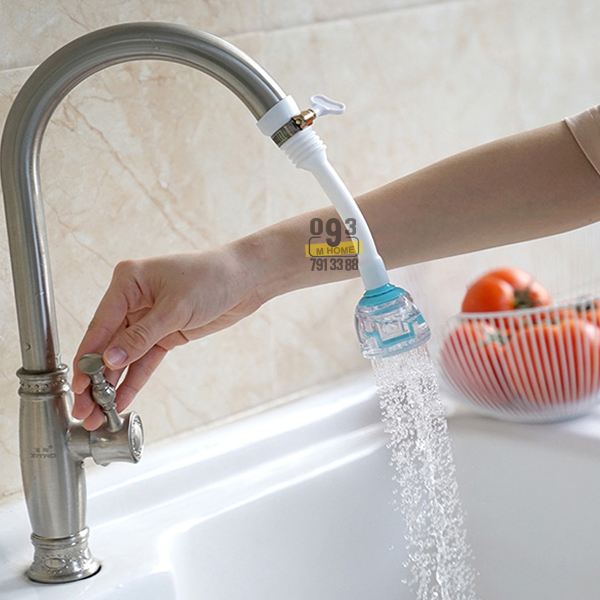 Water Filter Splash KitChen Shower Tap Water Spray Water Saver 360 Rotating Faucet Water Filter Telescopic Water-Saving Nozzle with Filter Faucet Fits Standard Faucets No-Cracking No-Leakage
