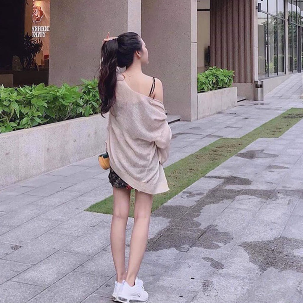Áo Cadigan len mỏng phong cách Hàn Quốc AT09