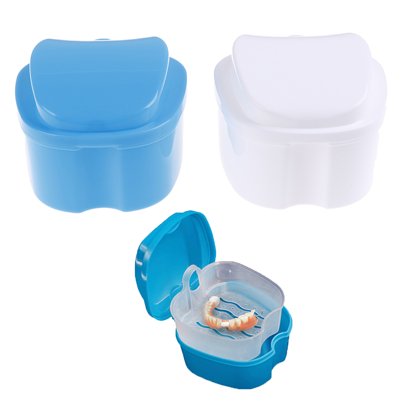 SHUNSHEN 1PC Cleaning teeth Case Dental False Teeth Storage Box Container Denture Boxs