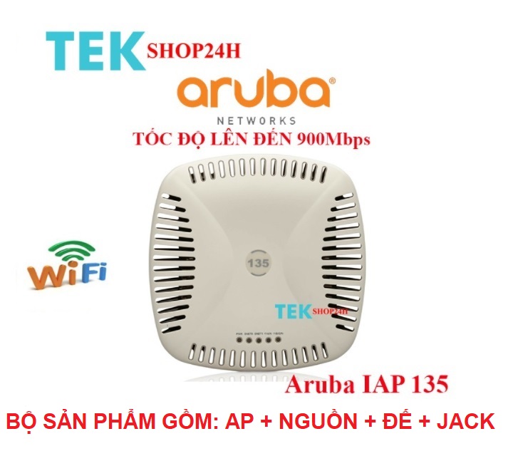 Bộ phát Wifi Thiết bị phát Wifi Aruba 135 Full phụ kiện Hàng qua sử dụng
