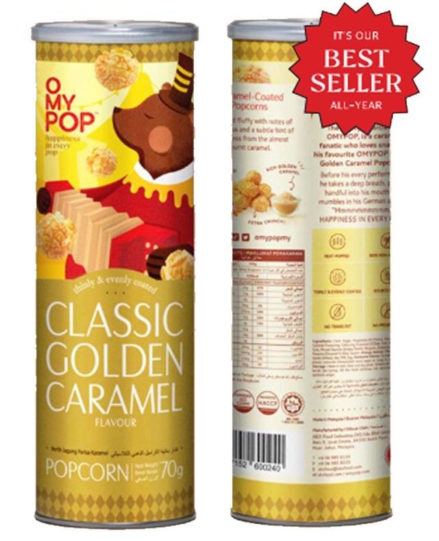 [FREESHIP MAX] SNACK BẮP RANG OMYPOP ĐỦ VỊ 70G [GoldFood Shop]