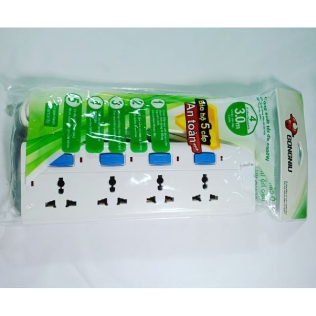 Ổ cắm điện chống sét Gongniu 3m
