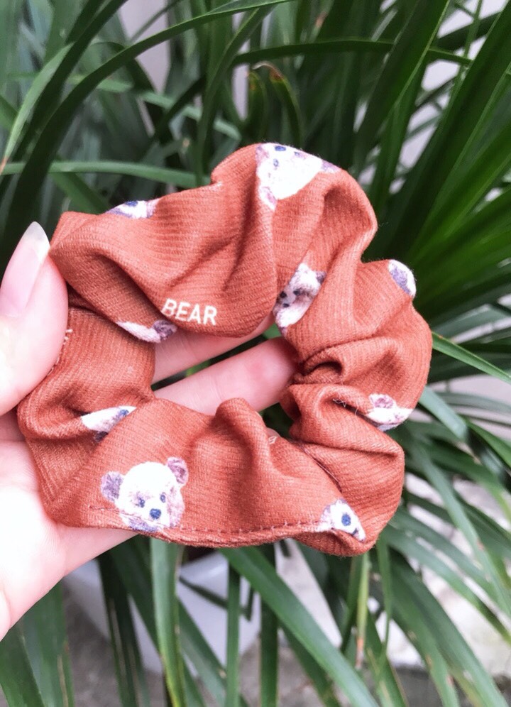 Dây Cột Tóc Scunchies, Cột Tóc vải Dày Đẹp, Ảnh Thật - phukienteen