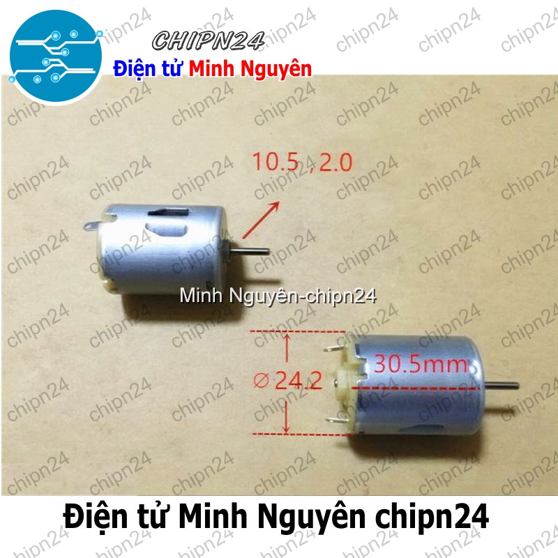 [1 cái] Động cơ Máy sấy tóc 280 Trục 2MM - HH000312