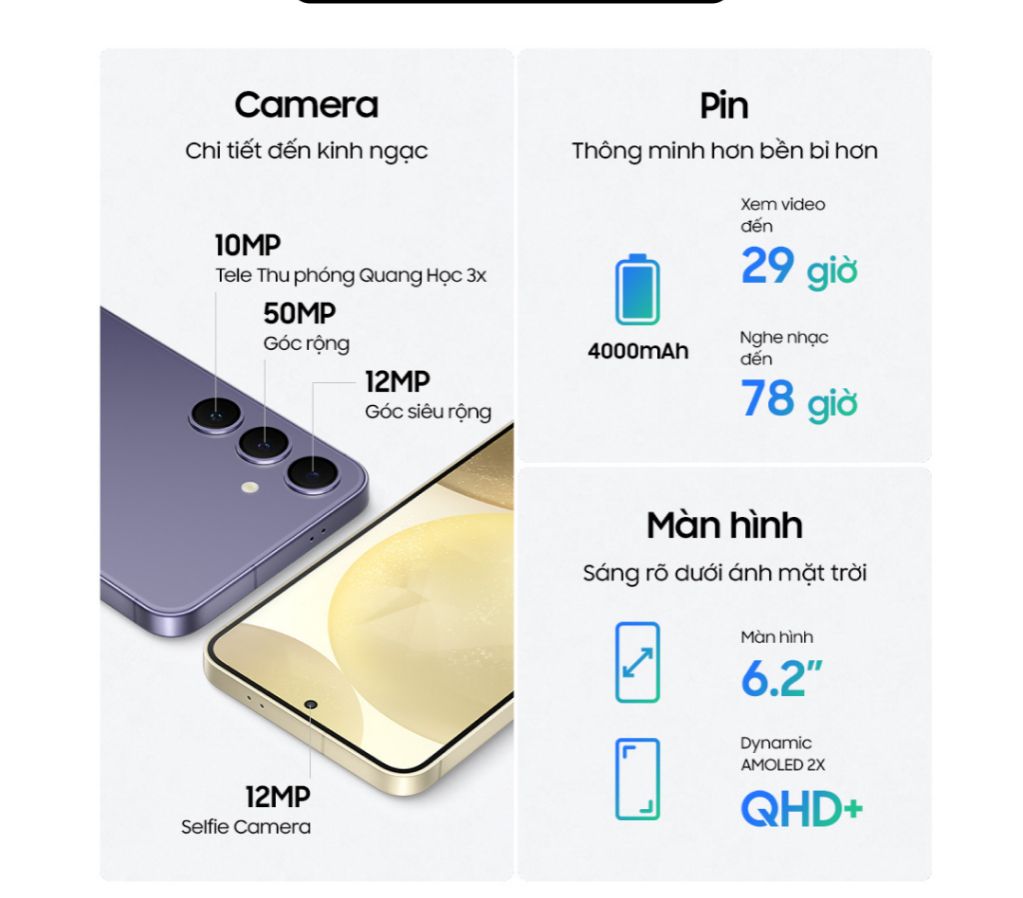 Điện thoại Samsung Galaxy S24 Online Exclusive