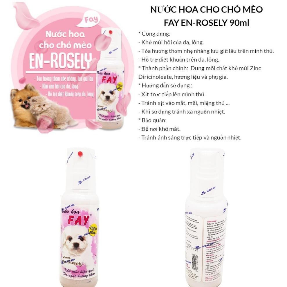 🧴 🧴Nước Hoa Chó Mèo - FAY khử mùi ( 90ml ) 🧴 🧴