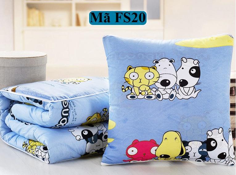 Bộ chăn gối 2 trong 1 HOẠT HÌNH