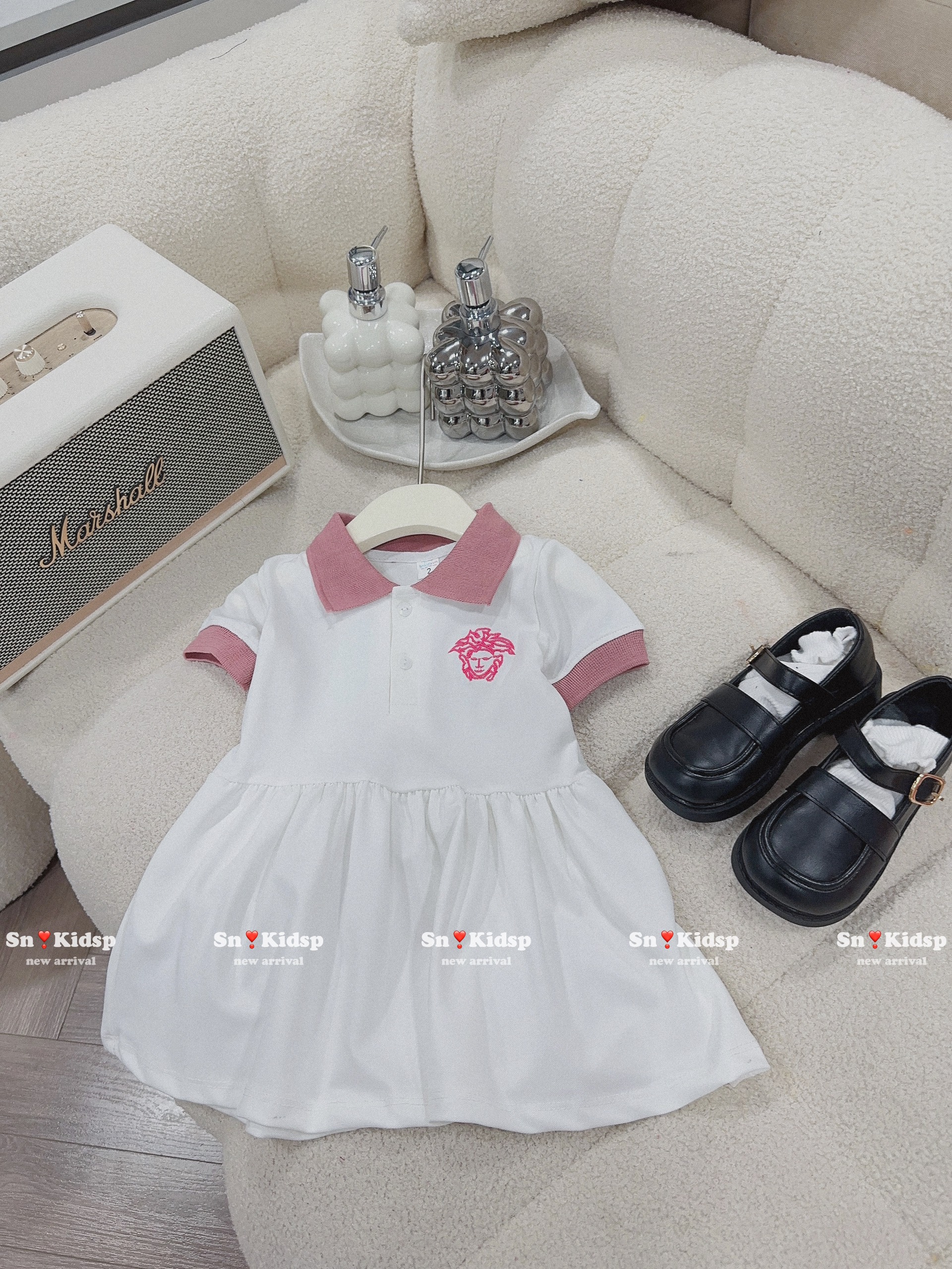 Váy polo mẫu đuôi cá cho bé gái