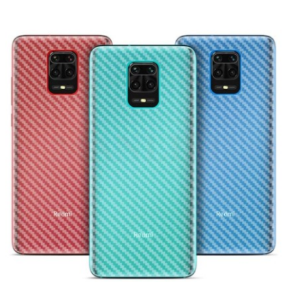 Dán lưng Carbon Redmi Note 9s / Note 9 Pro chống mồ hôi vân tay