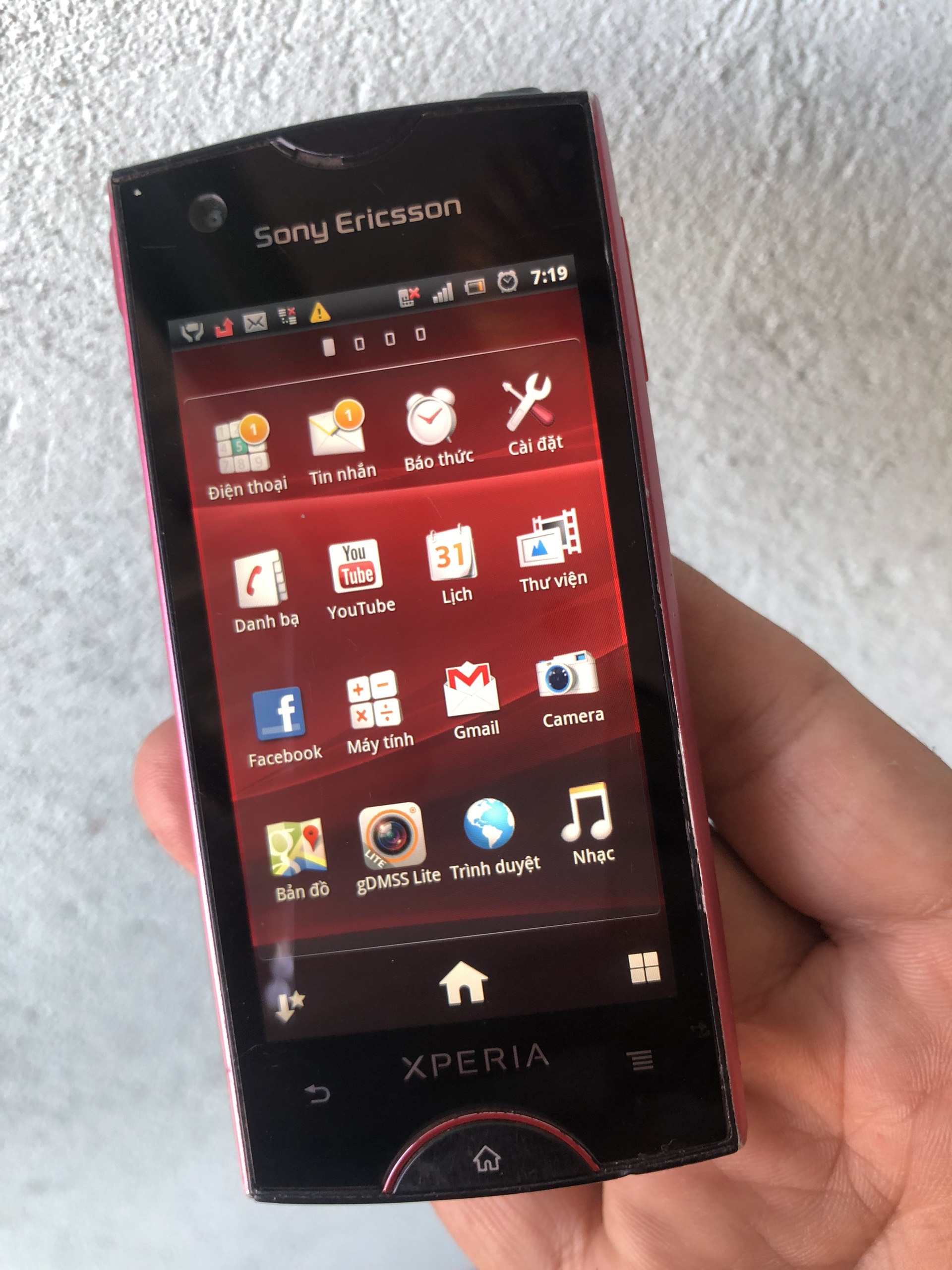Điện thoại Sony Ericsson Xperia Ray ST18i