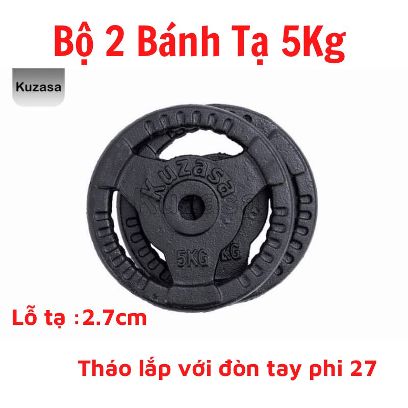 Combo 2 Miếng Tạ Gang 5Kg