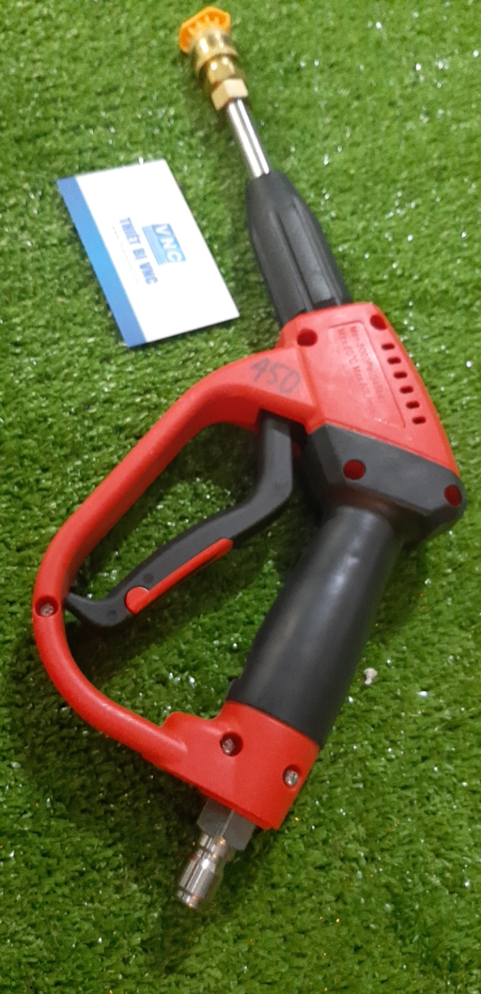 Súng rửa xe cao áp đỏ dài, ngắn áp max 5000psi