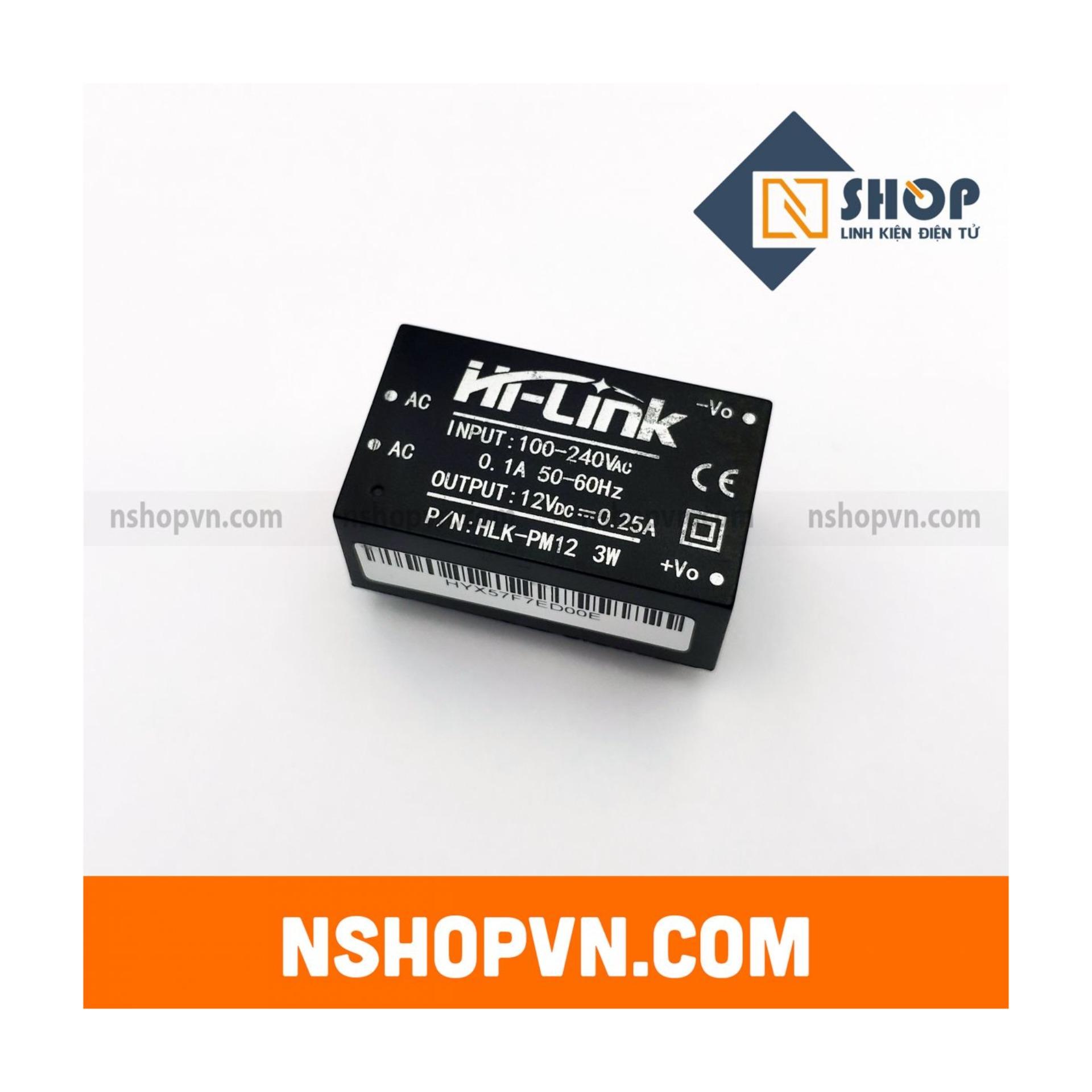 Module Nguồn AC-DC Hi-Link HLK-PM01 12VDC 3W