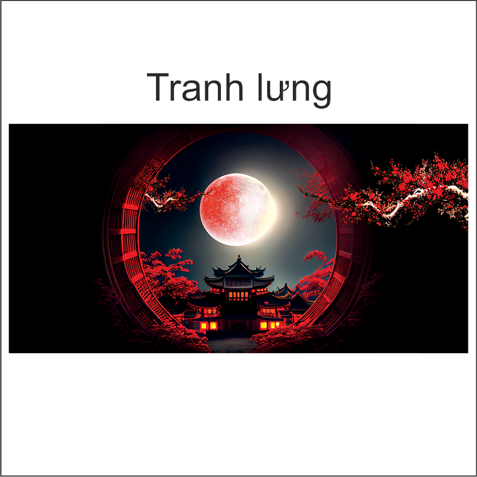 tranh 3d dán hồ cá DECAL VIP- IN THEO KÍCH THƯỚC HỒ