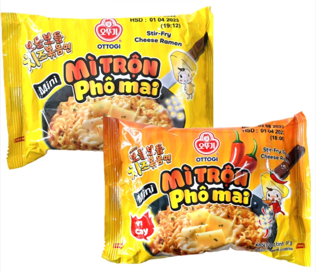 Mì Trộn Phô Mai Kiểu Hàn Quốc Ottogi
