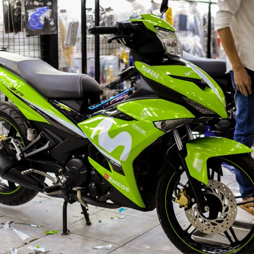 Tem trùm exciter 150 movistar xanh lá, tem exciter 150, team trùm exciter 150, tem xe exciter 150, team trùm ex 150, team xe exciter 150 movistar xanh lá