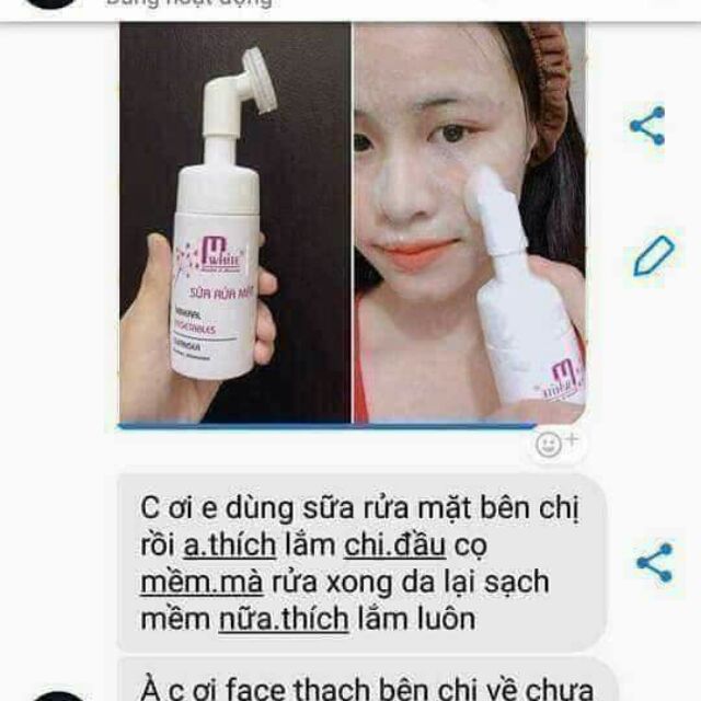 [HCM]Sữa rửa mặt bọt tuyết Lycopen Mwhite