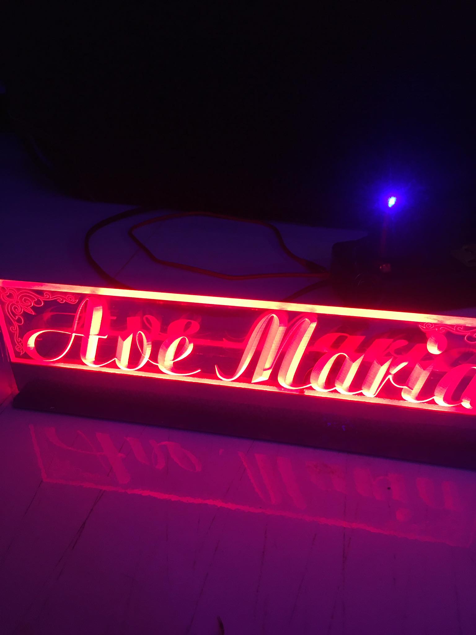 bảng điện - Đèn led đổi màu - AVE MARIA