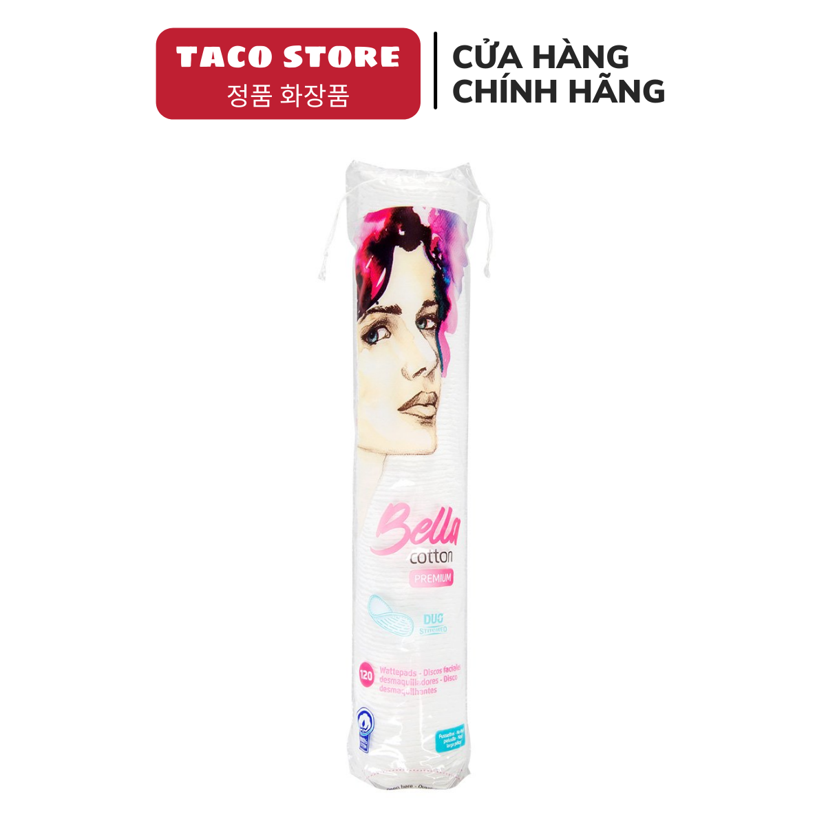 Bông tẩy trang Bella 120 miếng