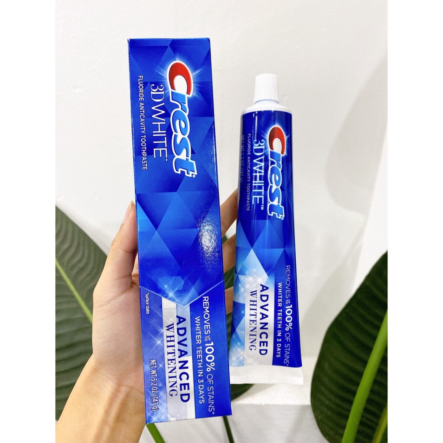 [Hàng Mỹ] Kem Đánh Răng Crest 3D White Toothpaste 147g