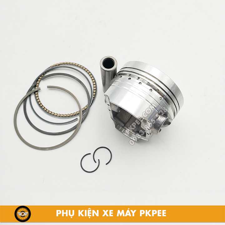 Trái Piston Nén LHK 54mm, 55mm Đầu Cao Dream, Wave, Sirius