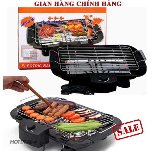 Giá bán Bếp Nướng Điện Cao Cấp Electric Barbecue Grill 2000W Không Khói