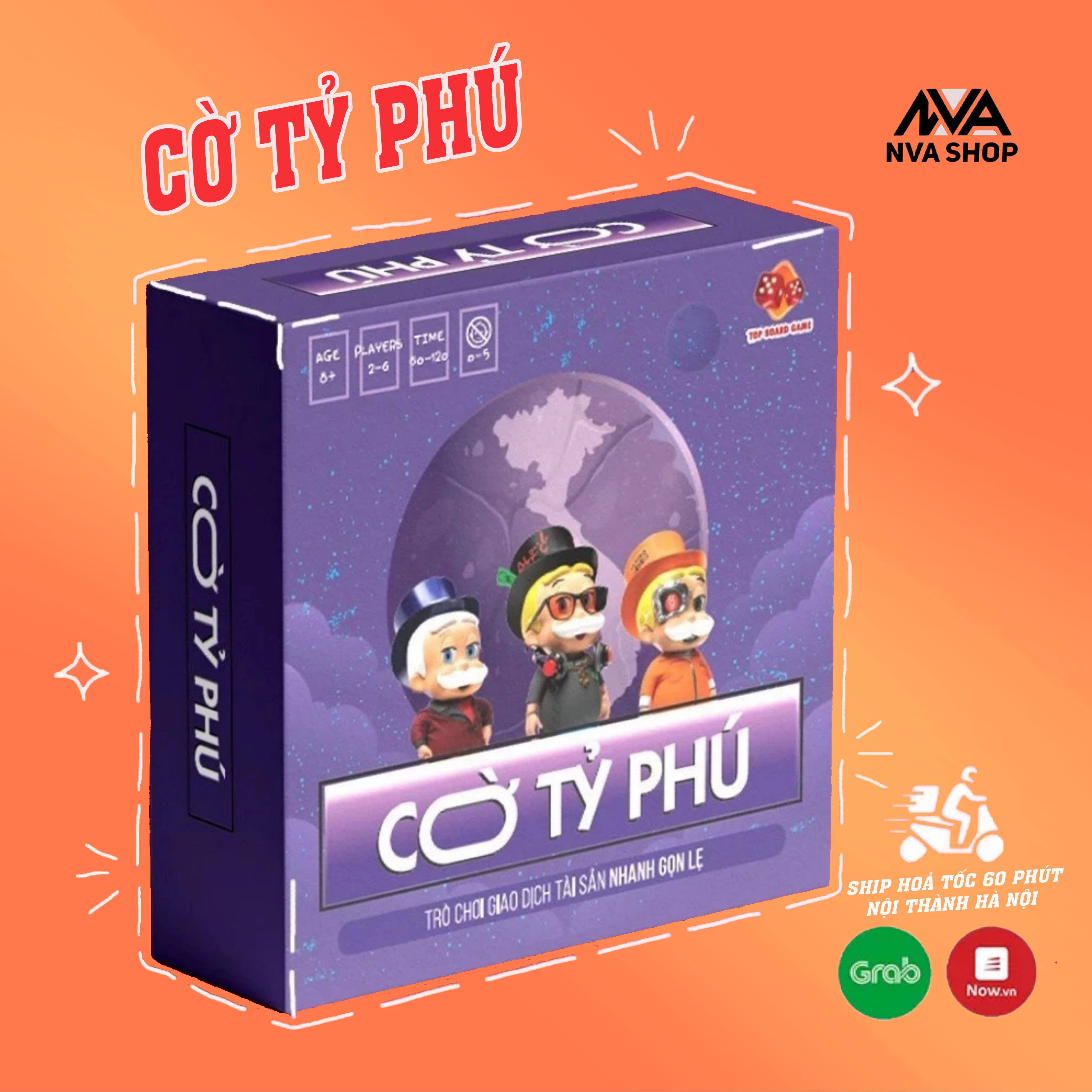 Bộ Cờ Tỷ Phú - Monopoly - Hàng Cao Cấp loại lớn