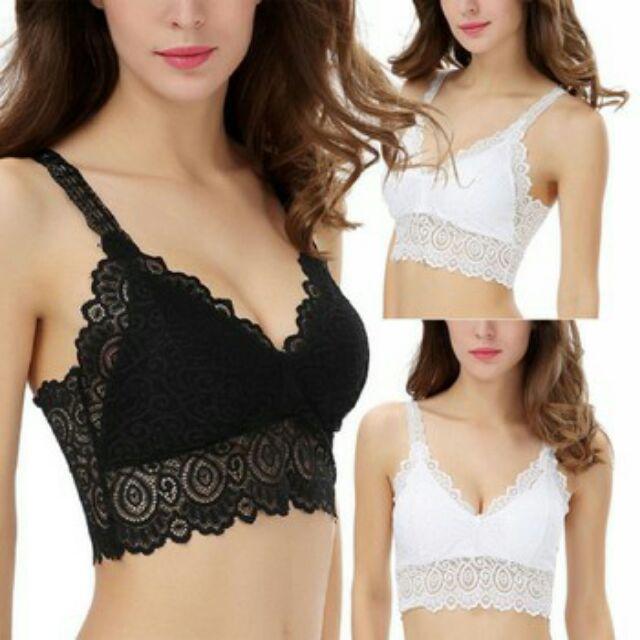 Áo Bra Ren 2 Dây Mút Mỏng Sexy Siêu Đẹp 2Q49