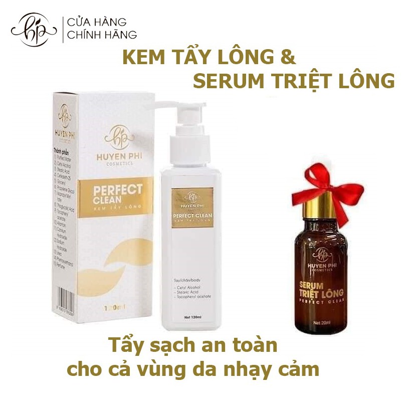Combo Kem Tẩy Lông Triệt Lông Huyền Phi 120ml