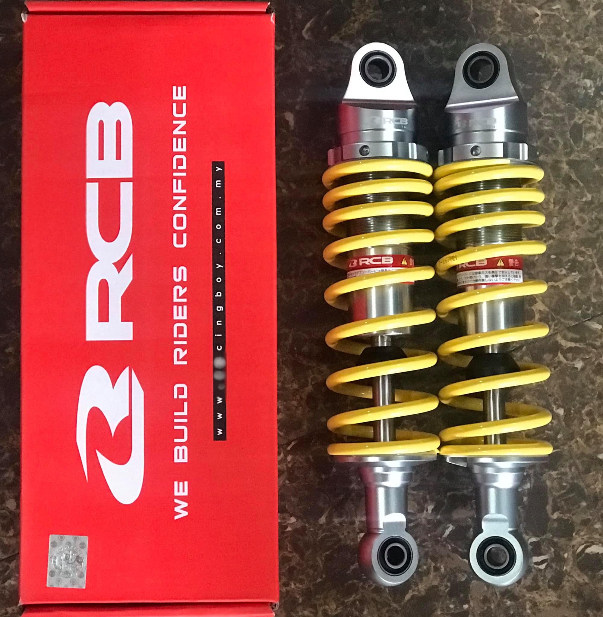 Phuộc sau RCB mẫu C gắn Sirius, Jupiter vàng