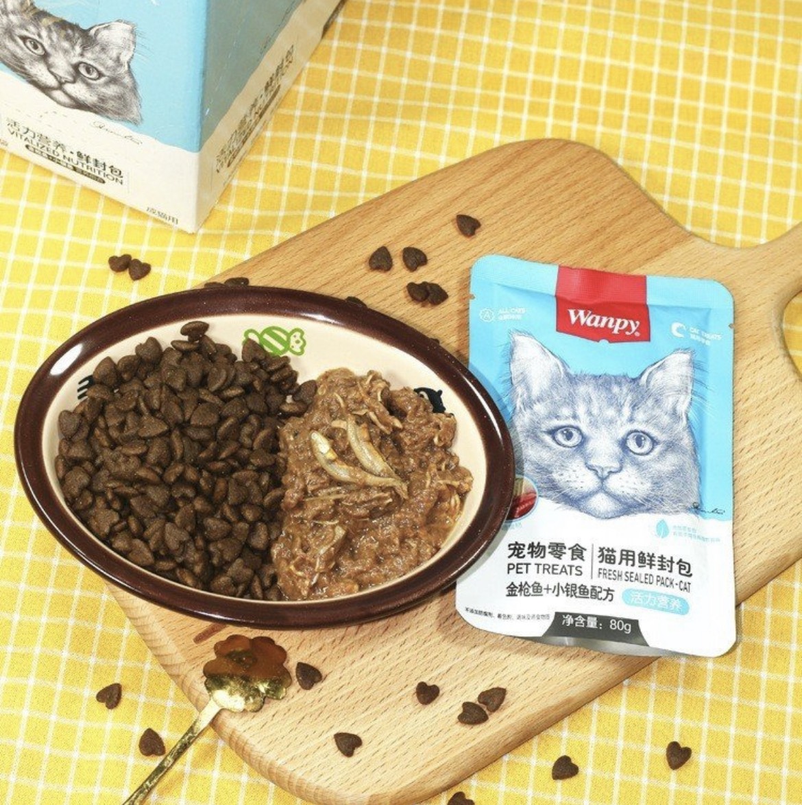 COMBO 10 GÓI PATE WANPY CHO MÈO 80GR