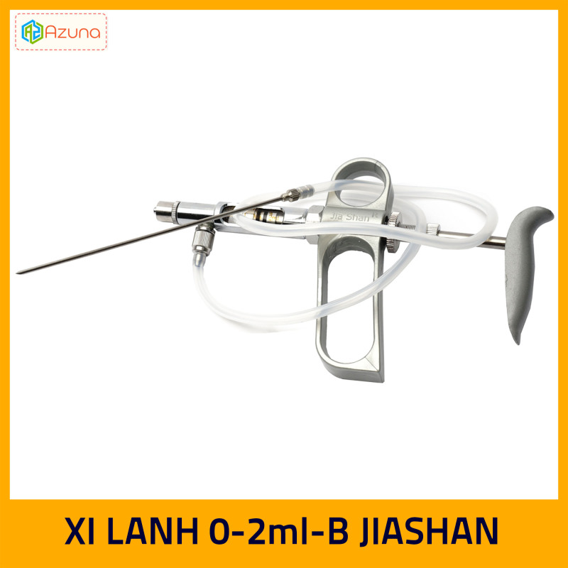 Xi Lanh tự động tiêm liên tục 0-2ml-B JIASHAN (tiêm vắc xin cho gà, cho heo ...)
