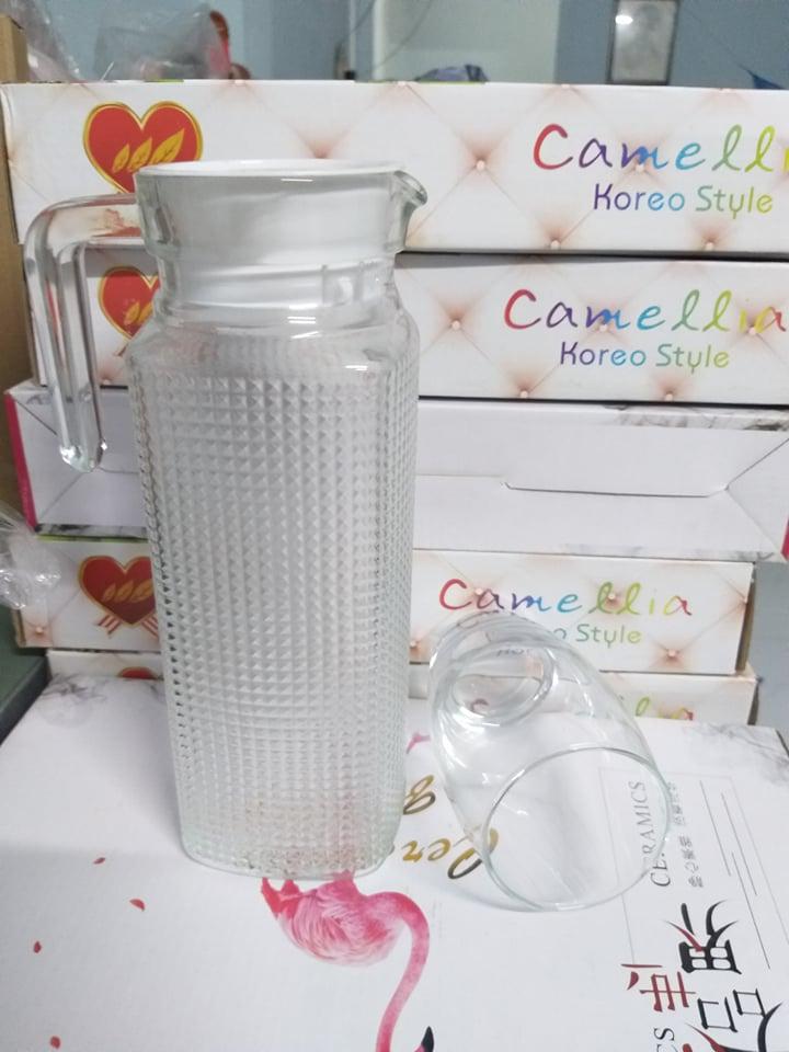 Bộ Bình Cốc Thủy Tinh 1.1 lít - 2 MÓN