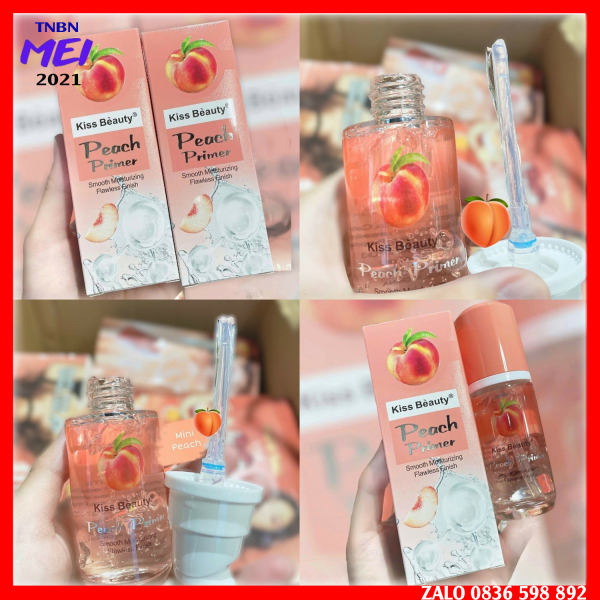 Primer lót trang điểm đa năng Kiss Beauty Peach đào