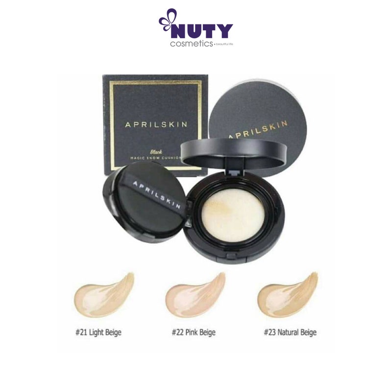 Phấn Nước April Skin Black Magic Snow Cushion Galaxy Edition (15g)