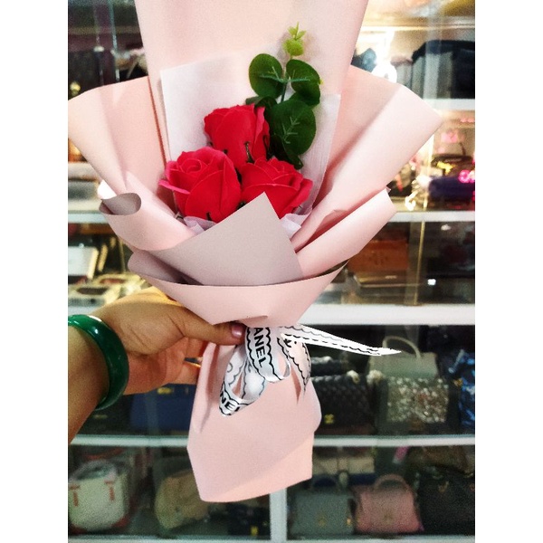bó sáp 3 bông sỉ
