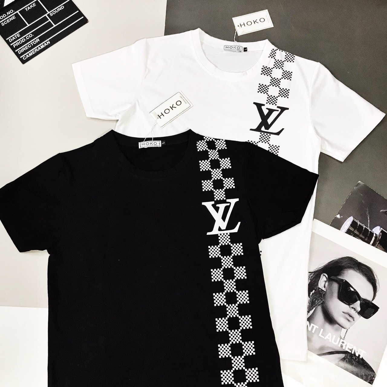 💥💞 áo thun nam cổ tròn in logo họa tiết phối đẹp tinh tế kiểu dáng trẻ trung thanh lịch TMFASHION