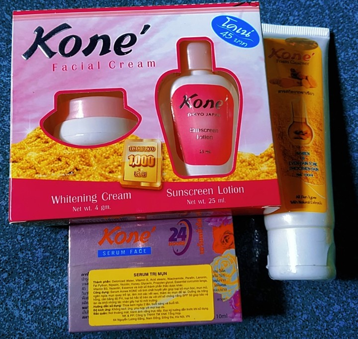 COMBO KONE MỤN THÁI LAN (SRM+KEM+SERUM)