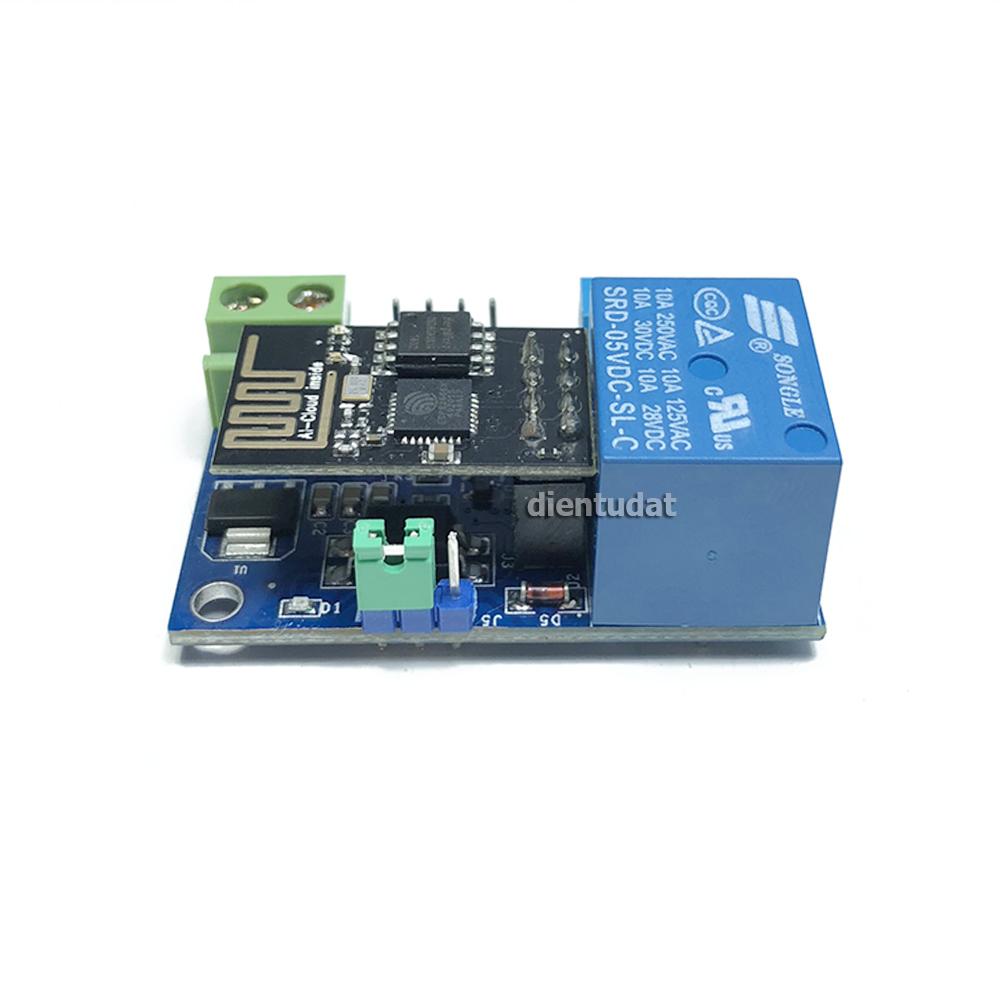[HCM]HTC-Tech Mạch 1 Relay Điều Khiển Qua Wifi ESP8266 - 5V