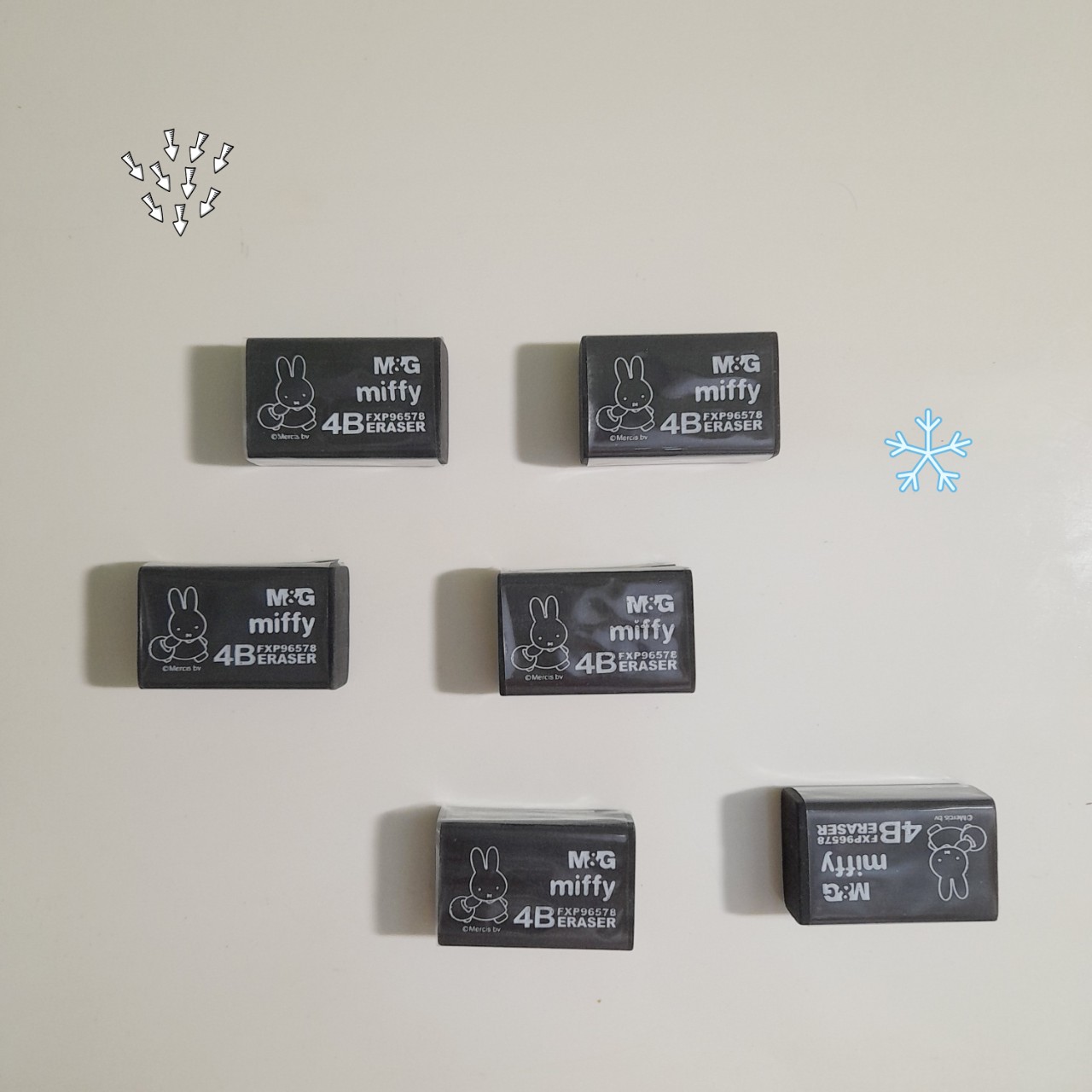 CỤC GÔM TẨY CHÌ MÀU ĐEN LOẠI LỚN G-STAR