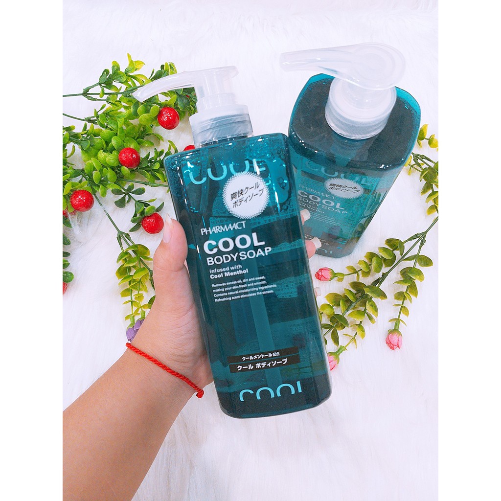 Sữa Tắm Cool Body Soap pharmaact Nhật Bản 600ml ( Siêu mát lạnh)
