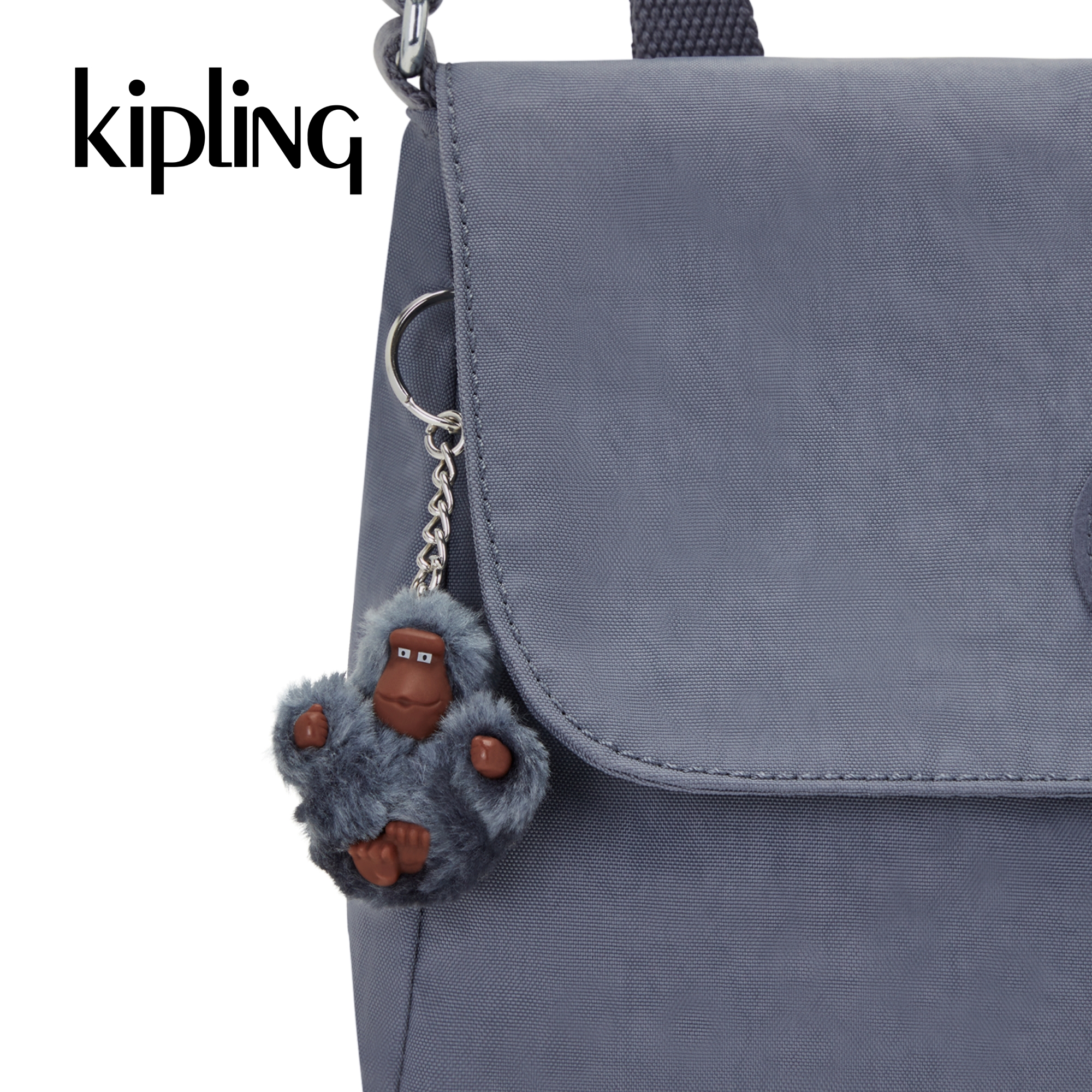 Kipling Túi Đeo Chéo Melillo - Black Tonal/ Perri Blue - HUKI2105
